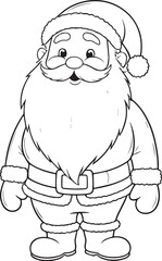 cartoon santa claus