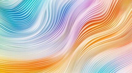 Obraz premium Vibrant waves creating an energetic design.