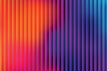 Abstract colorful gradient background with vertical stripes pattern design glass gradient