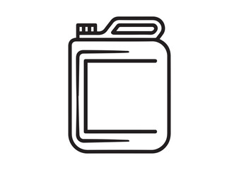 Obraz premium Canister line art vector