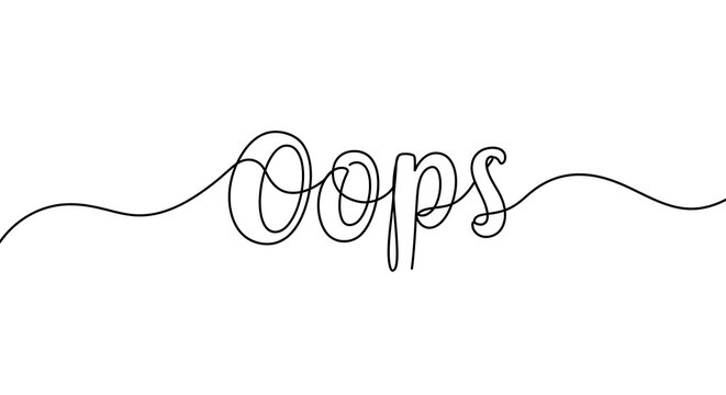 Continuous Line Oops
