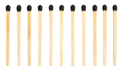 Row of matches, uniform