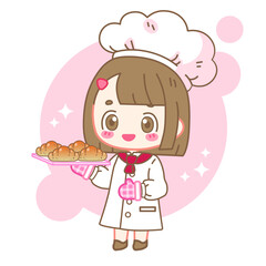 Girl Bake short haircut