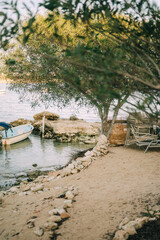 Traveling around Cyprus, beach landscapes and nature