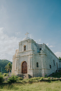 Historic Bato Church of Catanduanes, Bicol, Philippines in Portrait