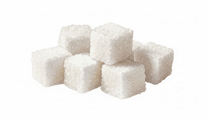 Sweet Geometry Sugar Cubes isolated watercolor vector illustration svg