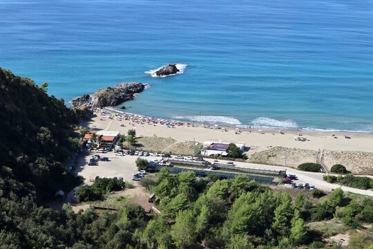 Ascea Marina - Panorama dal tratto intermedio del Sentiero degli Innamorati