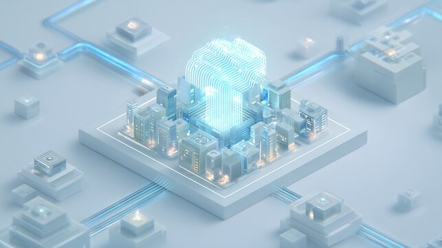 Digital Twin, Przemysł 5.0, Smart Factory, Izometria 3D, Modularny, Automatyzacja, Renderowanie, Holografia, Produkcja przyszłości, Sieć, Łańcuch dostaw, Zr&oacute;wnoważony rozw&oacute;j, Inżynieria, Przemysł
