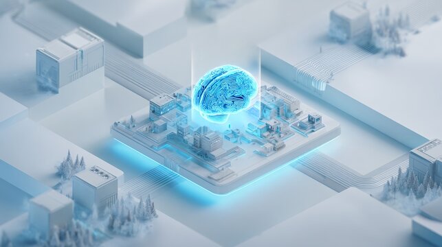 Digital Twin, Przemysł 5.0, Smart Factory, Izometria 3D, Modularny, Automatyzacja, Renderowanie, Holografia, Produkcja przyszłości, Sieć, Łańcuch dostaw, Zr&oacute;wnoważony rozw&oacute;j, Inżynieria, Przemysł