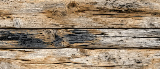 Wooden Planks: A close-up view showcases the raw beauty of weathered wooden planks, each telling a story of time and nature's touch. Evoking a sense of rustic charm and natural textures.