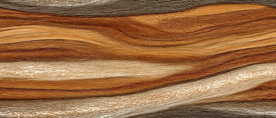 Wood Grain Layers: A close-up view reveals the intricate patterns and textures of various wood grain layers, showcasing the natural beauty and detail of the material. 