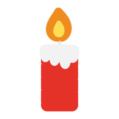 キャンドル　イラスト