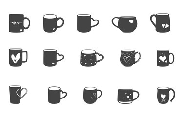 Heart coffee cup svg, Coffee cup with heart svg, Coffee cup svg, Coffee mug silhouette, Coffee mugs svg, Cups with heart svg, Mug with heart silhouette. 