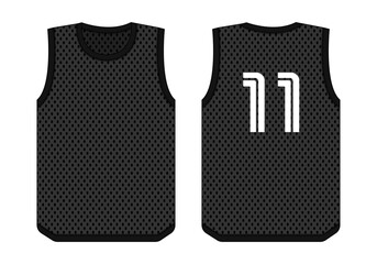 Training bibs vector template illustration