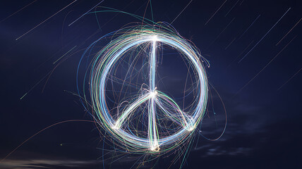 abstract background with glowing lines