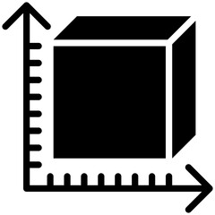 size icon for shopping store, business, website, application, printing, document, poster design, etc