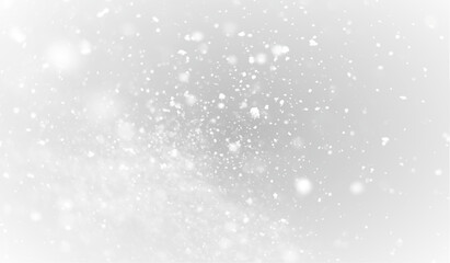 Cold winter storm PNG with frosty snowflake pattern