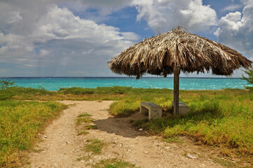 the beautiful Eagle Beach Aruba