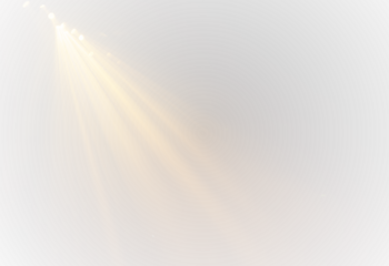 Glowing Golden Light PNG Transparent Spotlight Effect for Backgrounds, Studio Scenes, and Stage Design