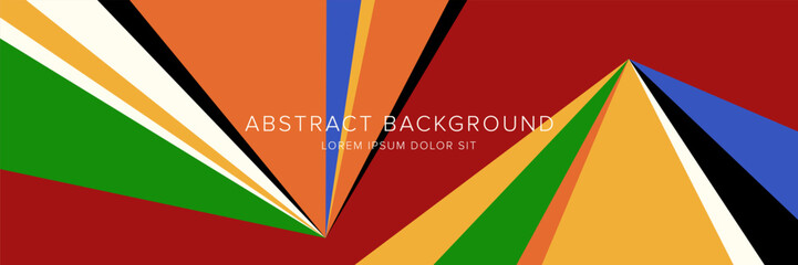 Modern abstract background for presentation design, dynamic shapes composition. Vector illustration