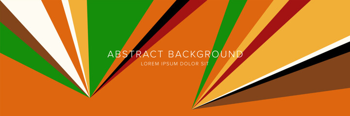 Modern abstract background for presentation design, dynamic shapes composition. Vector illustration