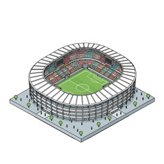 3D Isometric Vector Cartoon Icon Pack &ndash; World Stadiums