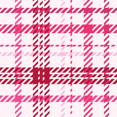 pink plaid twill pattern repeat