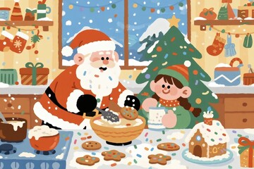 Obraz premium Christmas Artwork