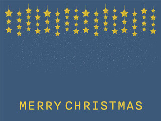 立体的な星　オーナメント　フレーム　イラスト