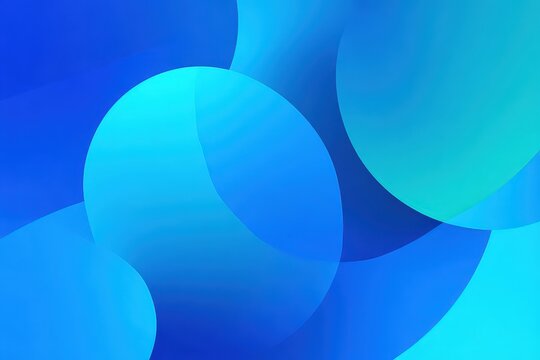Abstract Blue Circles