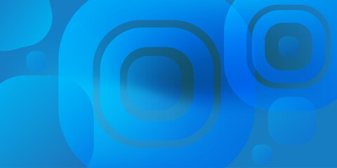 Geometric abstract background. Blue monochrome gradient. Vector.