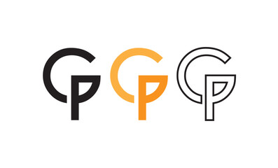 CP Logo Premium Vector