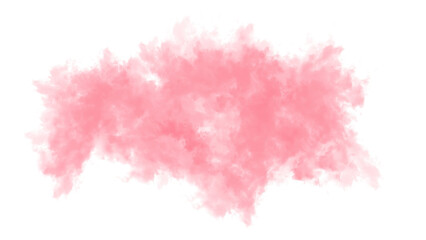 Bright Pink Irregular Shape With Jagged Edges abstract blob isolated on a transparent background