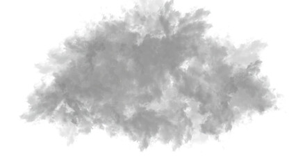 Gray abstract blob shape with jagged edges grey isolated on a transparent background