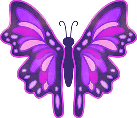 decorative beautiful butterfly stickers