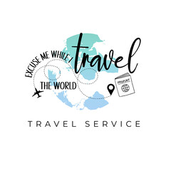 Travel Vector Art, Travel Logo