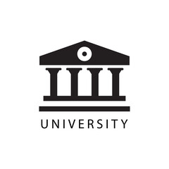 Professional vector university icon symbol template