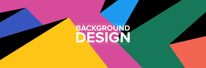 Modern abstract background for presentation design, dynamic shapes composition. Vector illustration