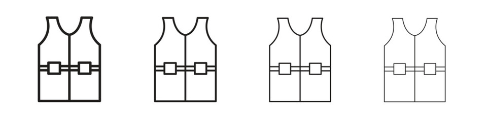 Lifejacket icon concept. editable vector trendy illustrations.