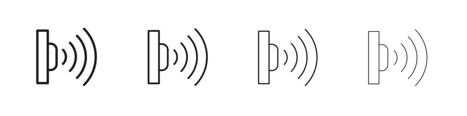 Infrared icon concept. editable vector trendy illustrations.