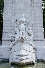 Obraz premium Maine Monument near Central Park park, Columbus Circle, NYC