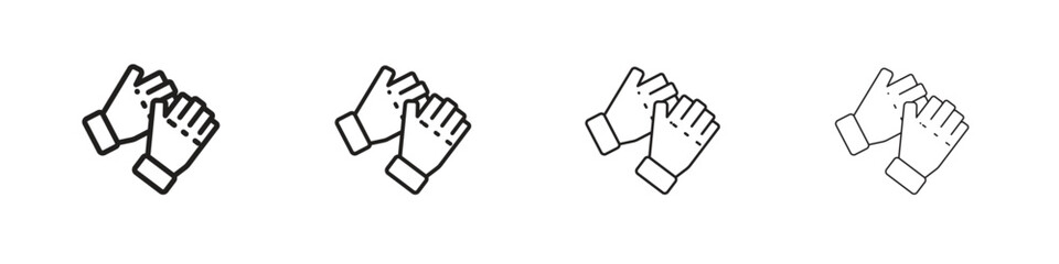 Fitness Gloves icon concept. editable vector trendy illustrations.