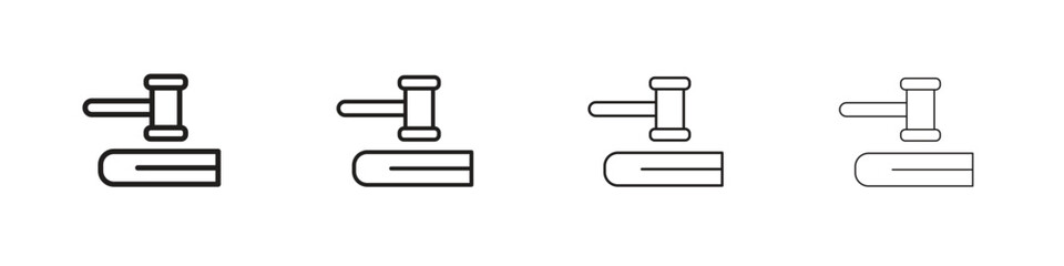 employment law icon concept. editable vector trendy illustrations.