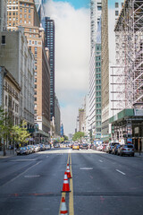 Obraz premium New York city street, USA