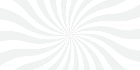 sunburst pattern white and gray design. Vintage sunrays illustration swirl line. sun beam vector banner design pop art comic burst gradient concept pattern.	
