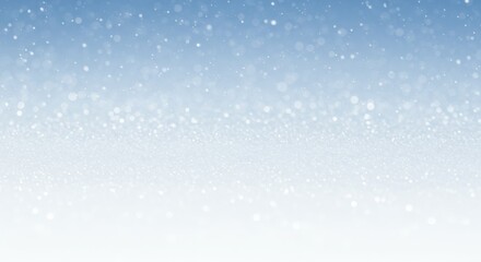Fototapeta premium Snowy background with sparkling effects in soft blue tones 