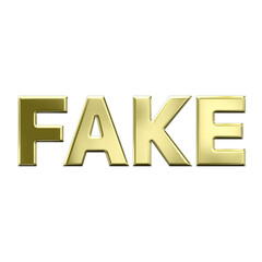 FAKE - all that glitters is not gold