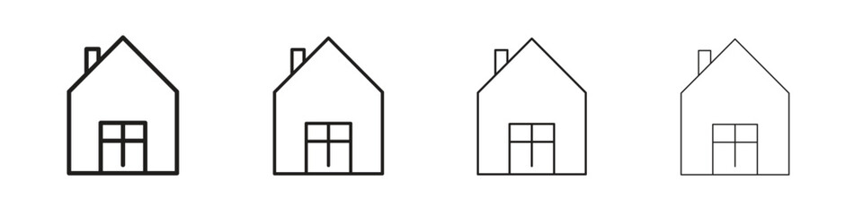Chalet icon concept. editable vector trendy illustrations.