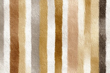 Fototapeta premium Abstract watercolor painting showing vertical stripes in neutral earth tones
