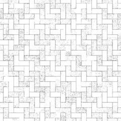 Distressed herringbone geometric tile seamless pattern background